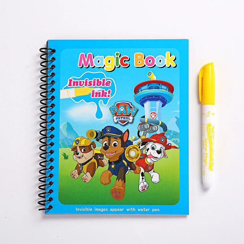 Reusable Water Magic Coloring Book - Paw Patrol Herbruikbaar Magisch Water Teken-