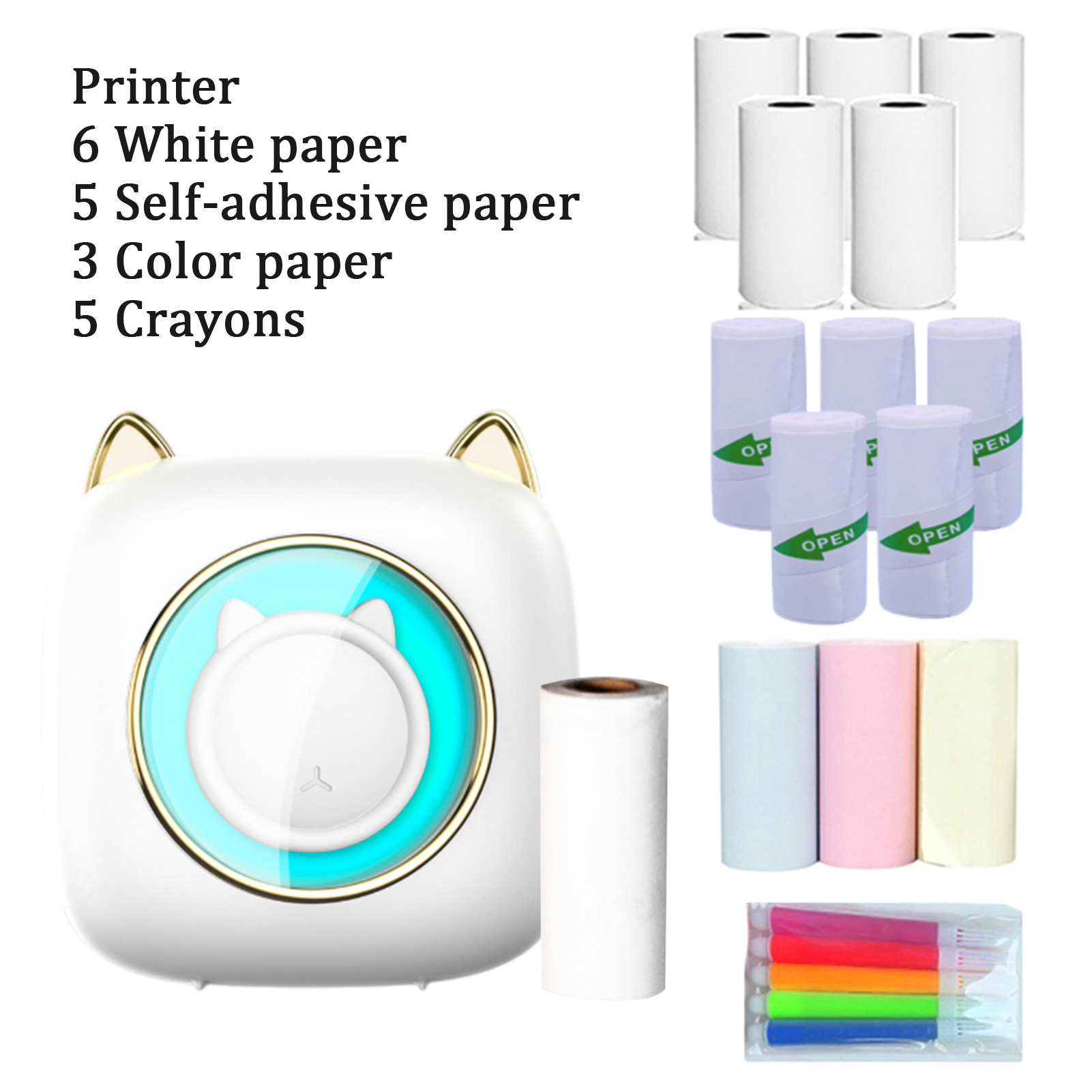 【Nieuw】C23 Draagbare Thermisch - Mini Pocket Thermal Printer Paper Roll recensie en prijs