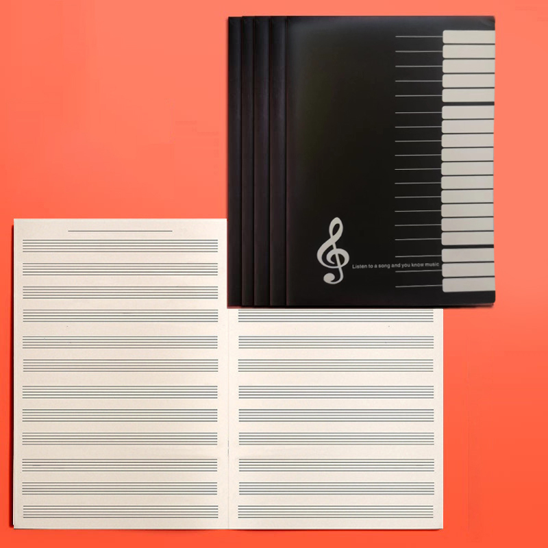 18 vellen muziek oefenboek uni - Blank Sheet Music Notebook recensie en prijs