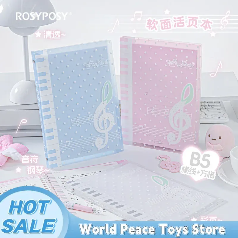 Rosyposy Melody Losbladig noti - Blank Sheet Music Notebook recensie en prijs