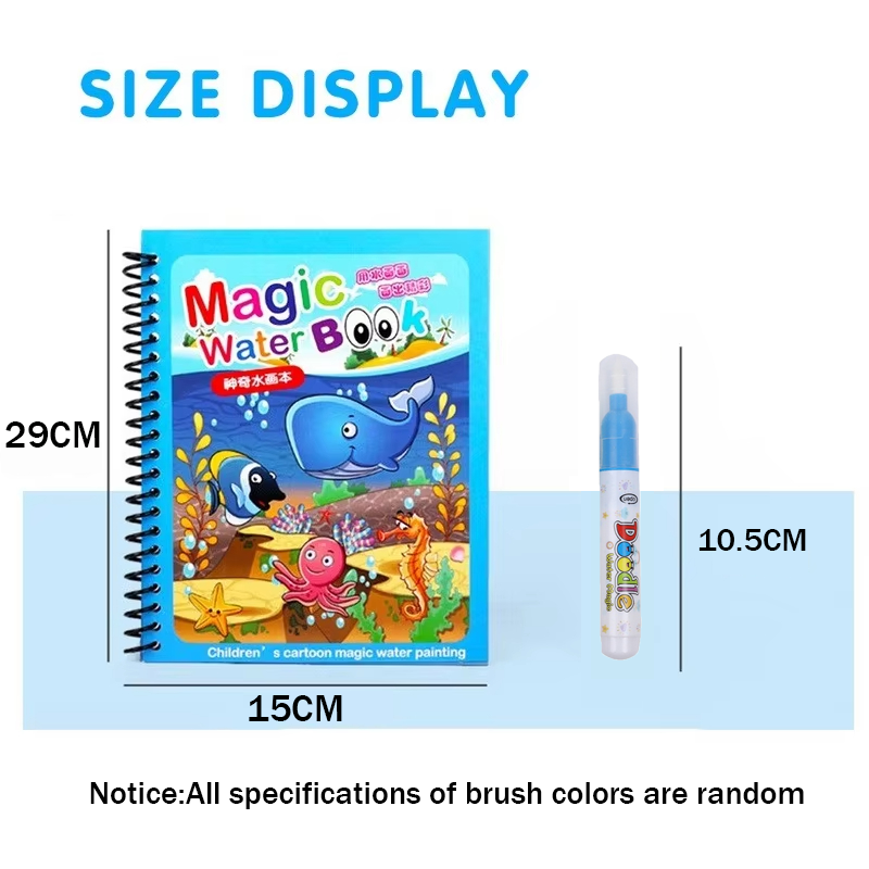 1 st Herbruikbare Kids Magic W - Reusable Water Magic Coloring Book recensie en prijs